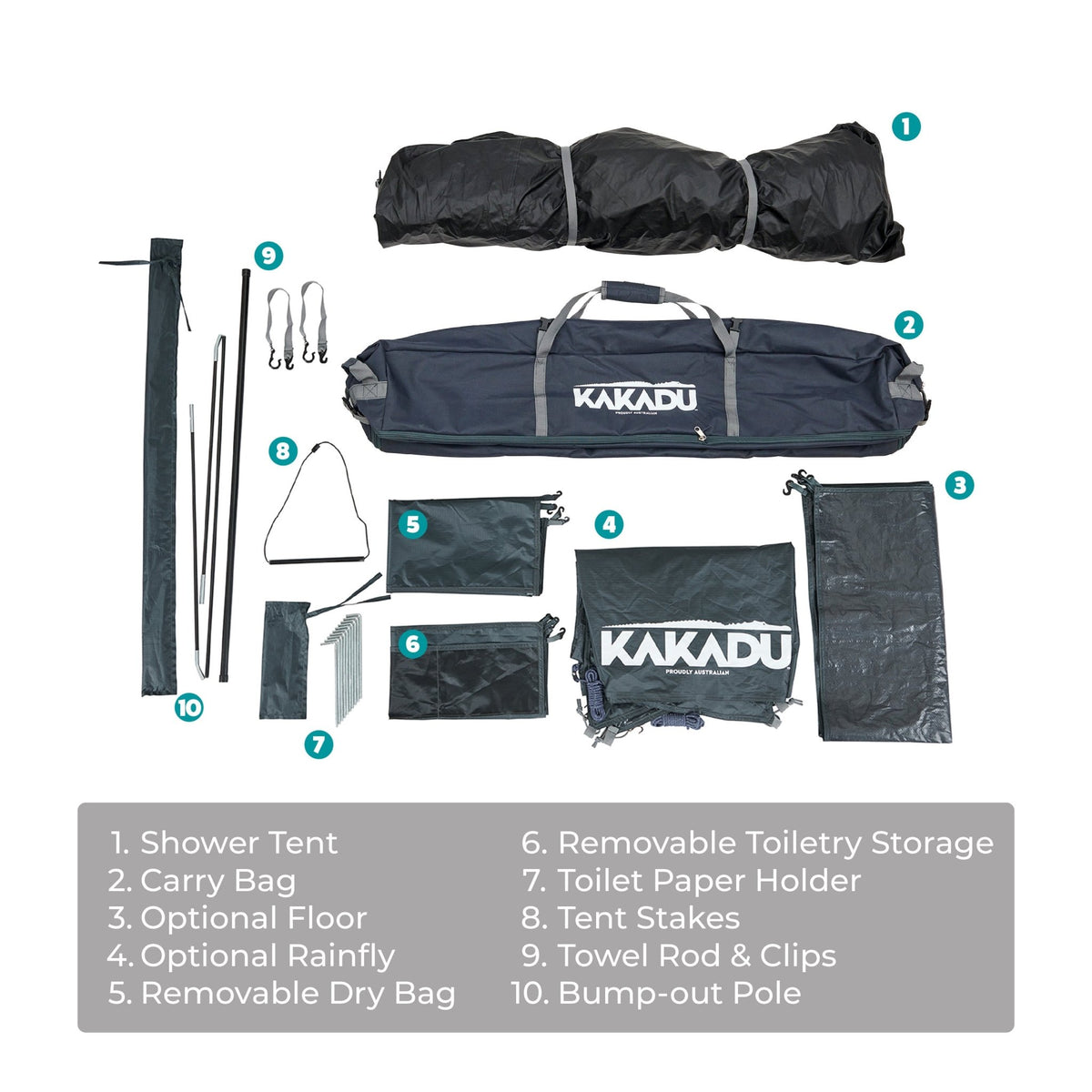 Outback Shower Tent - Xtrusion Overland