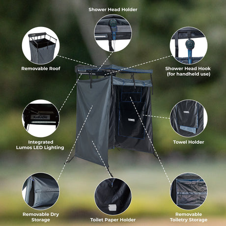 Outback Shower Vehicle Tent - Xtrusion Overland