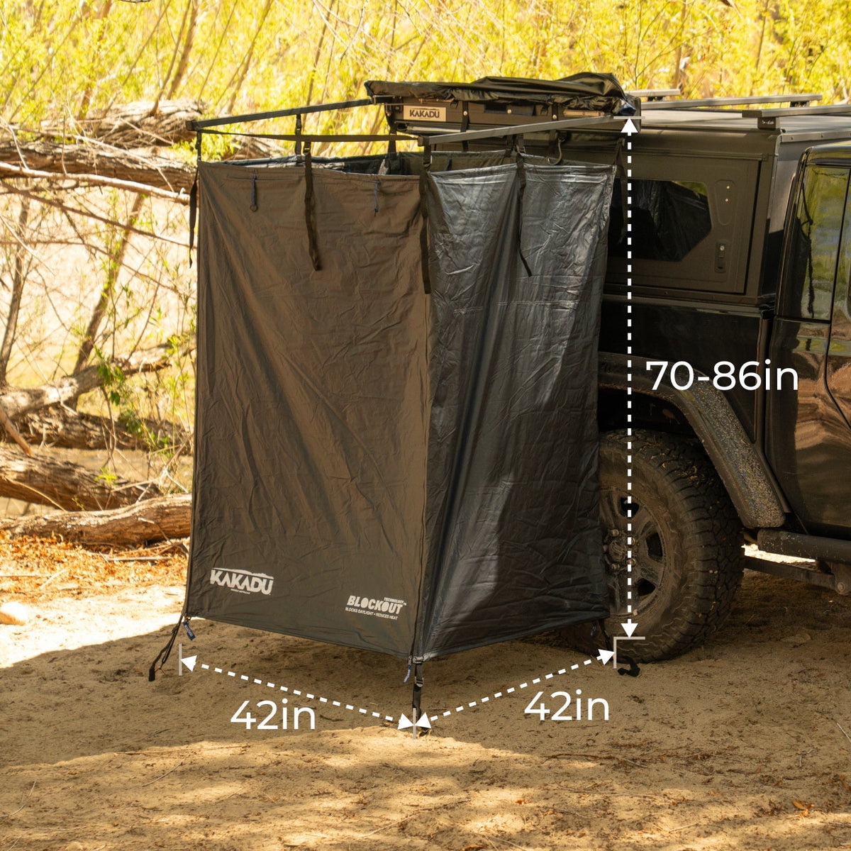 Outback Shower Vehicle Tent - Xtrusion Overland
