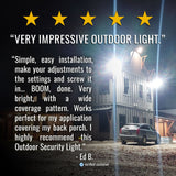 Outdoor Security Motion Yard Flood Light - Xtrusion Overland