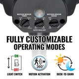 Outdoor Security Motion Yard Flood Light - Xtrusion Overland