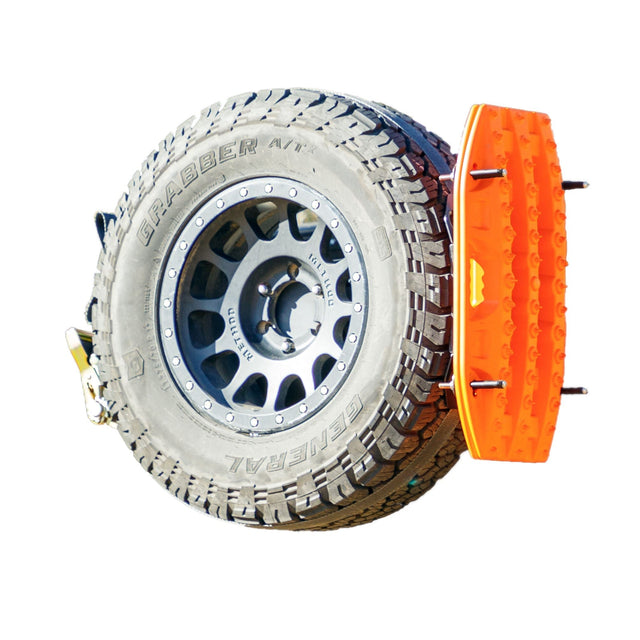Overland Kitted Spare Tire MAXTRAX Mini Mounting System - Xtrusion Overland
