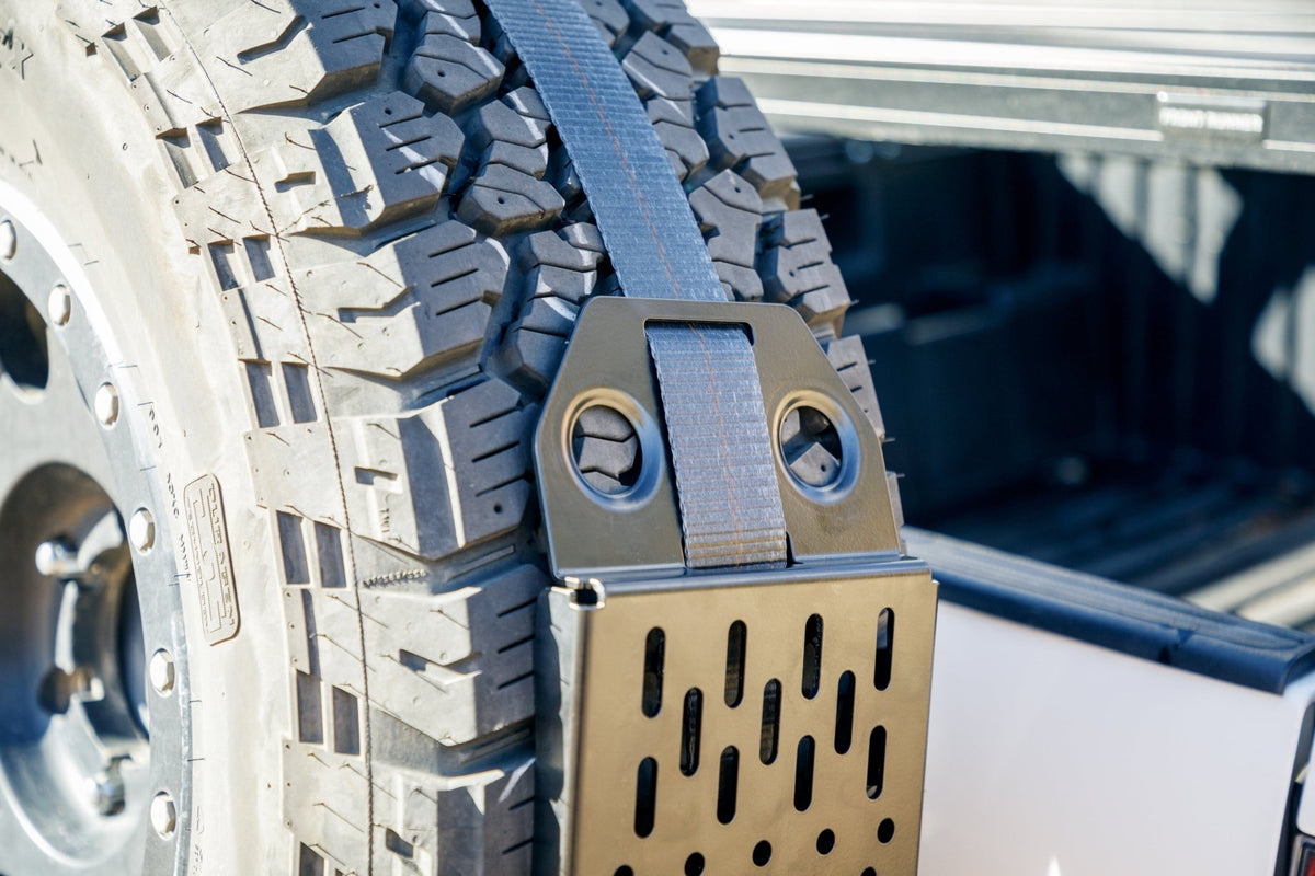 Overland Kitted Spare Tire MAXTRAX Mounting System - Xtrusion Overland