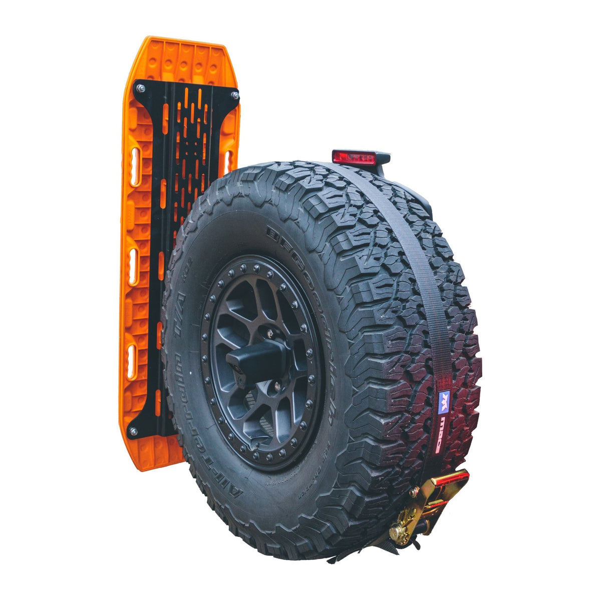 Overland Kitted Spare Tire MAXTRAX Mounting System - Xtrusion Overland