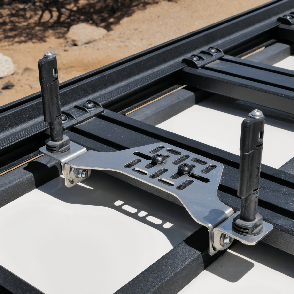 Overland Kitted Stealth Folding MAXTRAX® Roof Rack Mount - Xtrusion Overland
