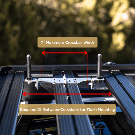 Overland Kitted Stealth Folding MAXTRAX® Roof Rack Mount - Xtrusion Overland