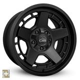 Overland Sector Atlas 17x9 +0 5x120/5x127mm 73.1mm Satin Black - Xtrusion Overland