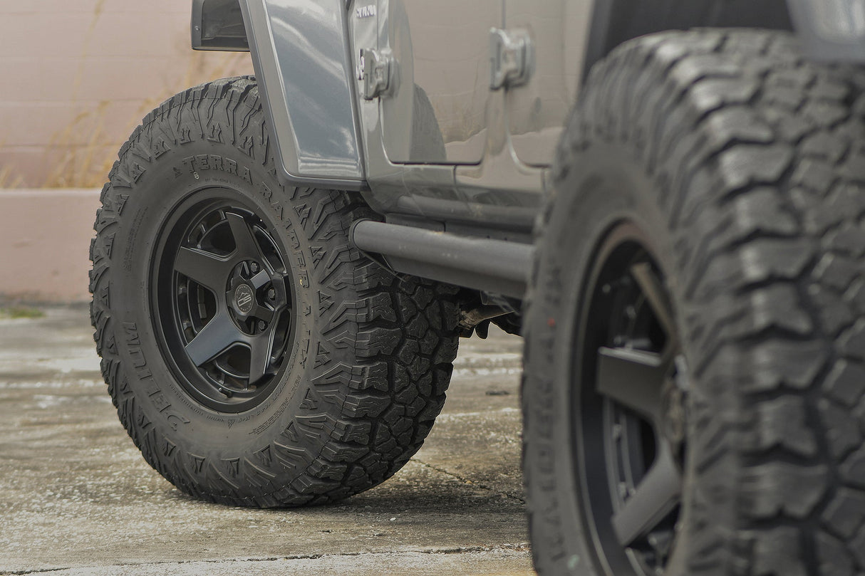 Overland Sector Atlas 17x9 -12 5x114.3/5x127mm 71.5mm Satin Black - Xtrusion Overland