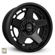 Overland Sector Atlas 17x9 -12 6x135/6x139.7mm 106.2mm Satin Black - Xtrusion Overland