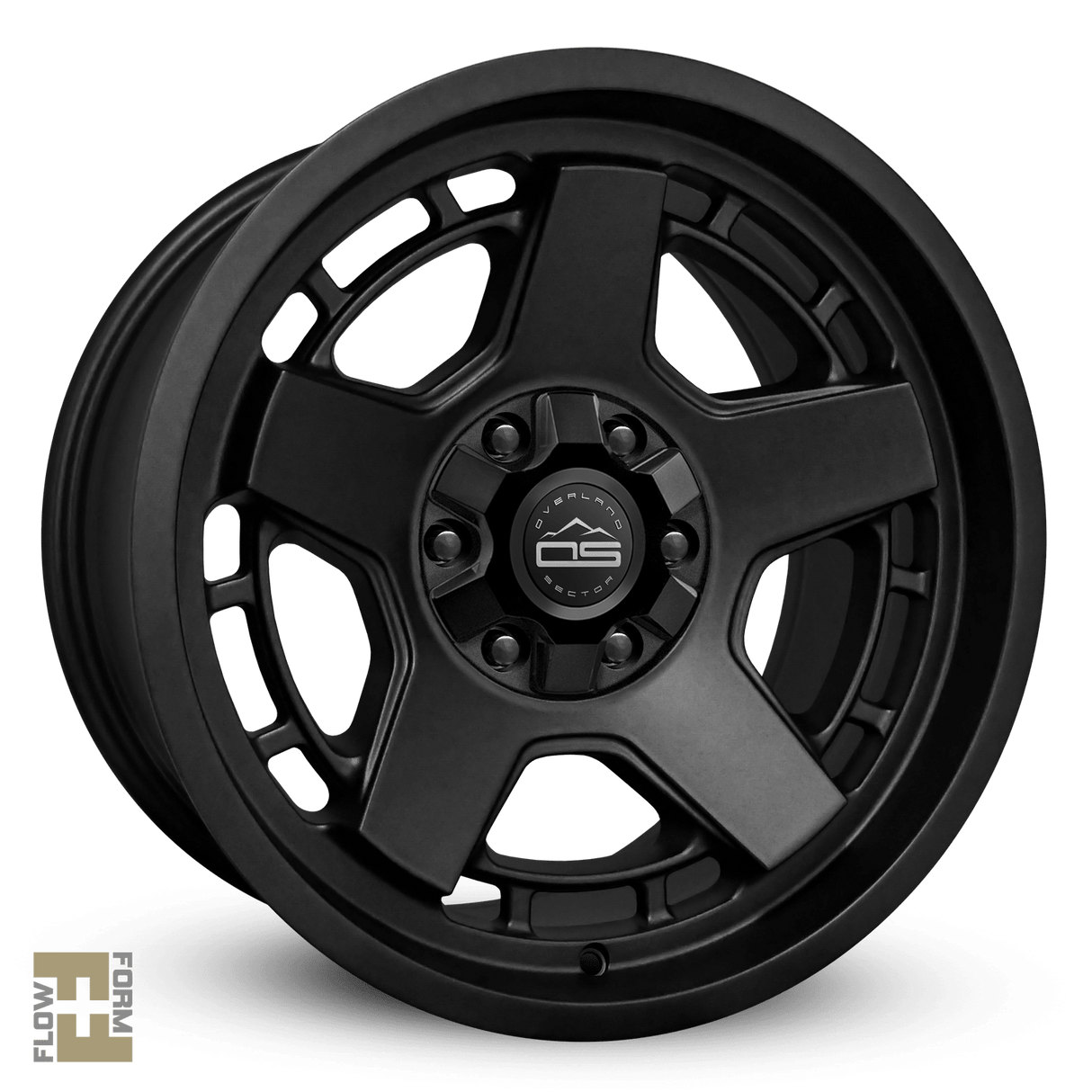 Overland Sector Atlas 17x9 -12 6x135/6x139.7mm 106.2mm Satin Black - Xtrusion Overland