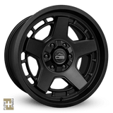 Overland Sector Atlas 17x9 -12 6x135/6x139.7mm 106.2mm Satin Black - Xtrusion Overland