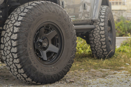 Overland Sector Atlas 17x9 -12 6x135/6x139.7mm 106.2mm Satin Black - Xtrusion Overland