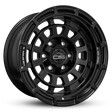 Overland Sector Badlander Forged 17x9 +0 6x135/6x139.7mm 106.1mm All Satin Black - Xtrusion Overland