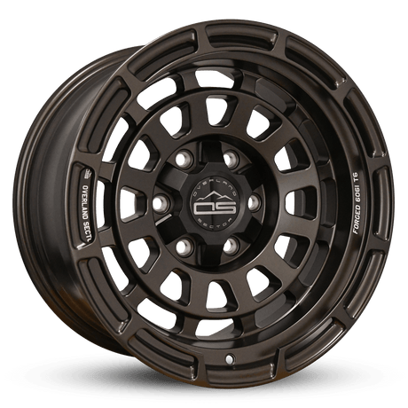 Overland Sector Badlander Forged 17x9 +0 6x135/6x139.7mm 106.1mm All Satin Mocha Bronze - Xtrusion Overland