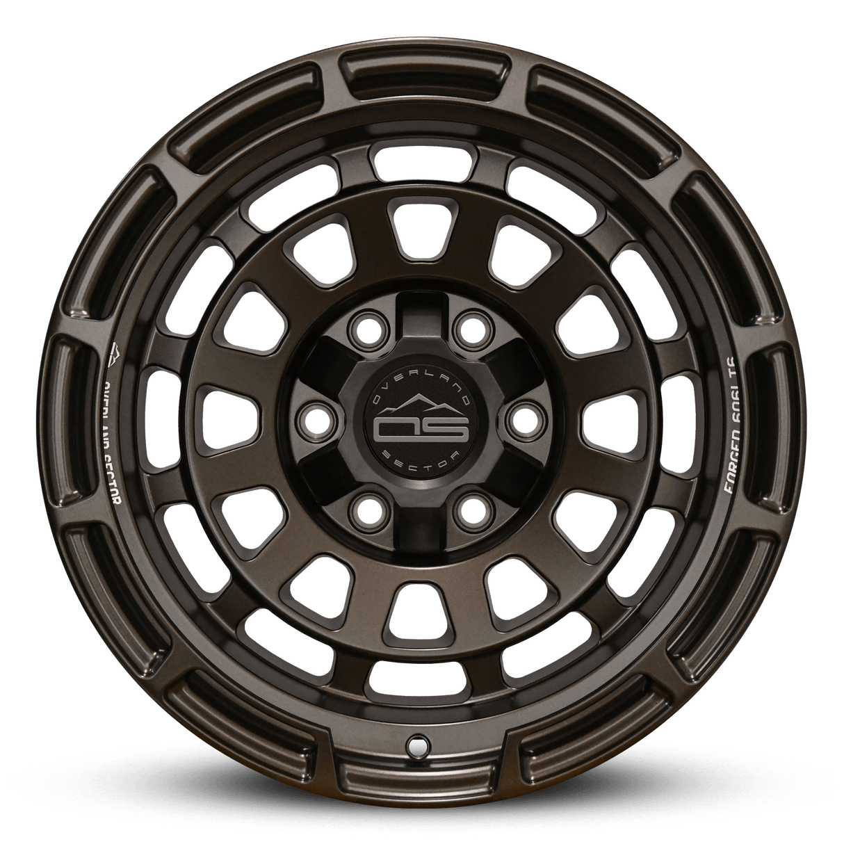 Overland Sector Badlander Forged 17x9 +0 6x135/6x139.7mm 106.1mm All Satin Mocha Bronze - Xtrusion Overland