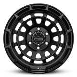 Overland Sector Badlander Forged 17x9 -12 6x139.7mm 106.1mm All Satin Black - Xtrusion Overland