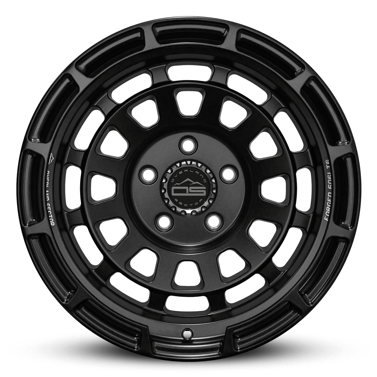 Overland Sector Badlander Forged 17x9 -18 5x127mm 71.5mm All Satin Black - Xtrusion Overland