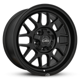 Overland Sector Hyperdrive Flow Formed 17x8.5 +25 5x108/5x114.3 73.1mm All Satin Black - Xtrusion Overland