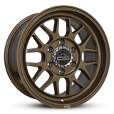 Overland Sector Hyperdrive Flow Formed 17x8.5 +25 6x139.7 106.1mm All Gloss Bronze - Xtrusion Overland