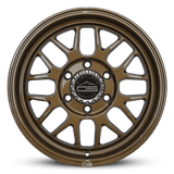 Overland Sector Hyperdrive Flow Formed 17x8.5 +25 6x139.7 106.1mm All Gloss Bronze - Xtrusion Overland