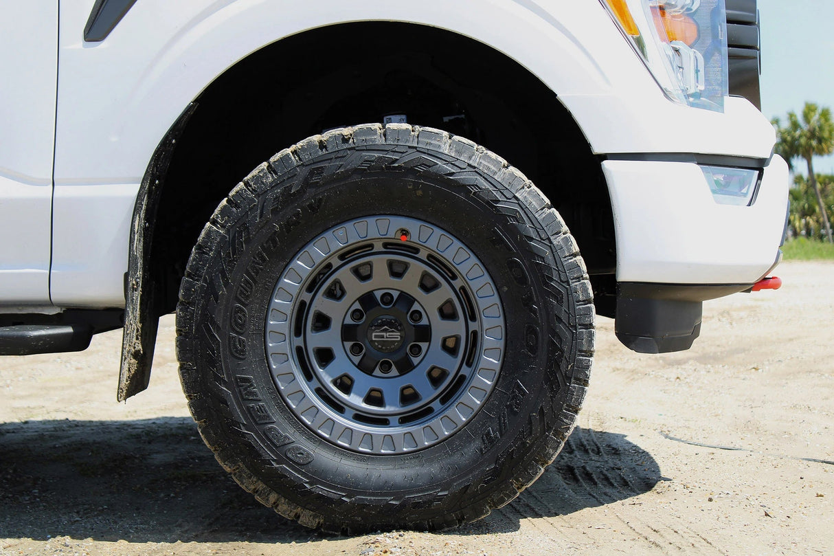 Overland Sector Venture 17x9 -12 5x114.3/5x127mm 71.5mm Satin Grey - Xtrusion Overland