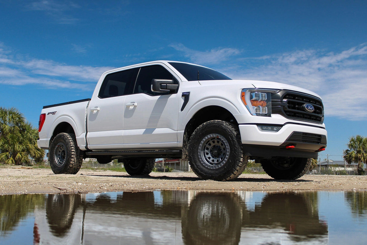 Overland Sector Venture 17x9 -12 5x114.3/5x127mm 71.5mm Satin Grey - Xtrusion Overland