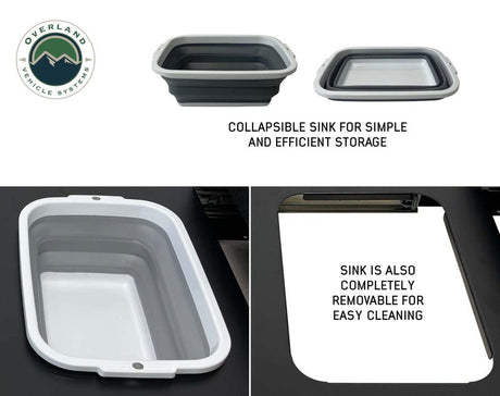 OVS Camp Cargo Box Kitchen With Slide Out Sink, Cooking Shelf and Work Station - Xtrusion Overland