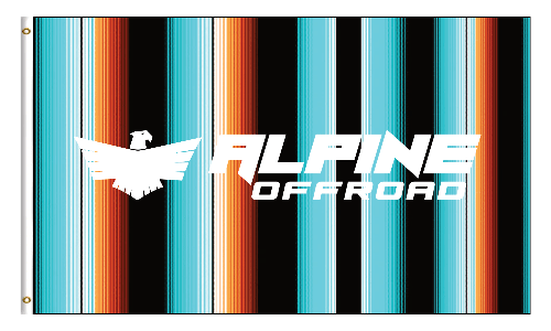 Pacifico Serape Alpine Offroad Flag - Xtrusion Overland
