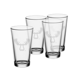 Moose Knuckle Offroad Pint Glasses
