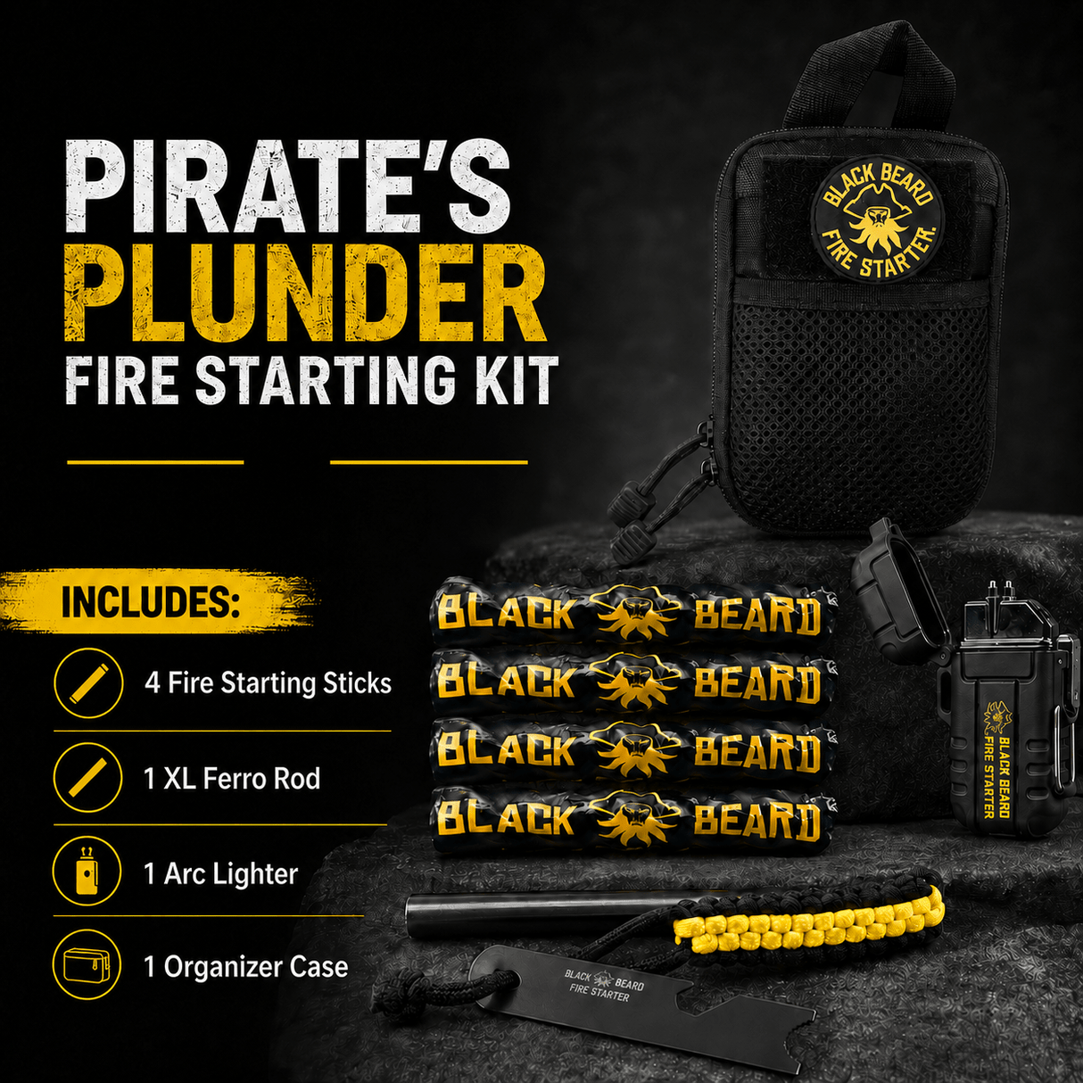 Pirates Plunder - Fire Starter Kit - Xtrusion Overland