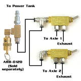 Pneumatic Air Toggle Switches for Air Lockers Power Tank - Xtrusion Overland