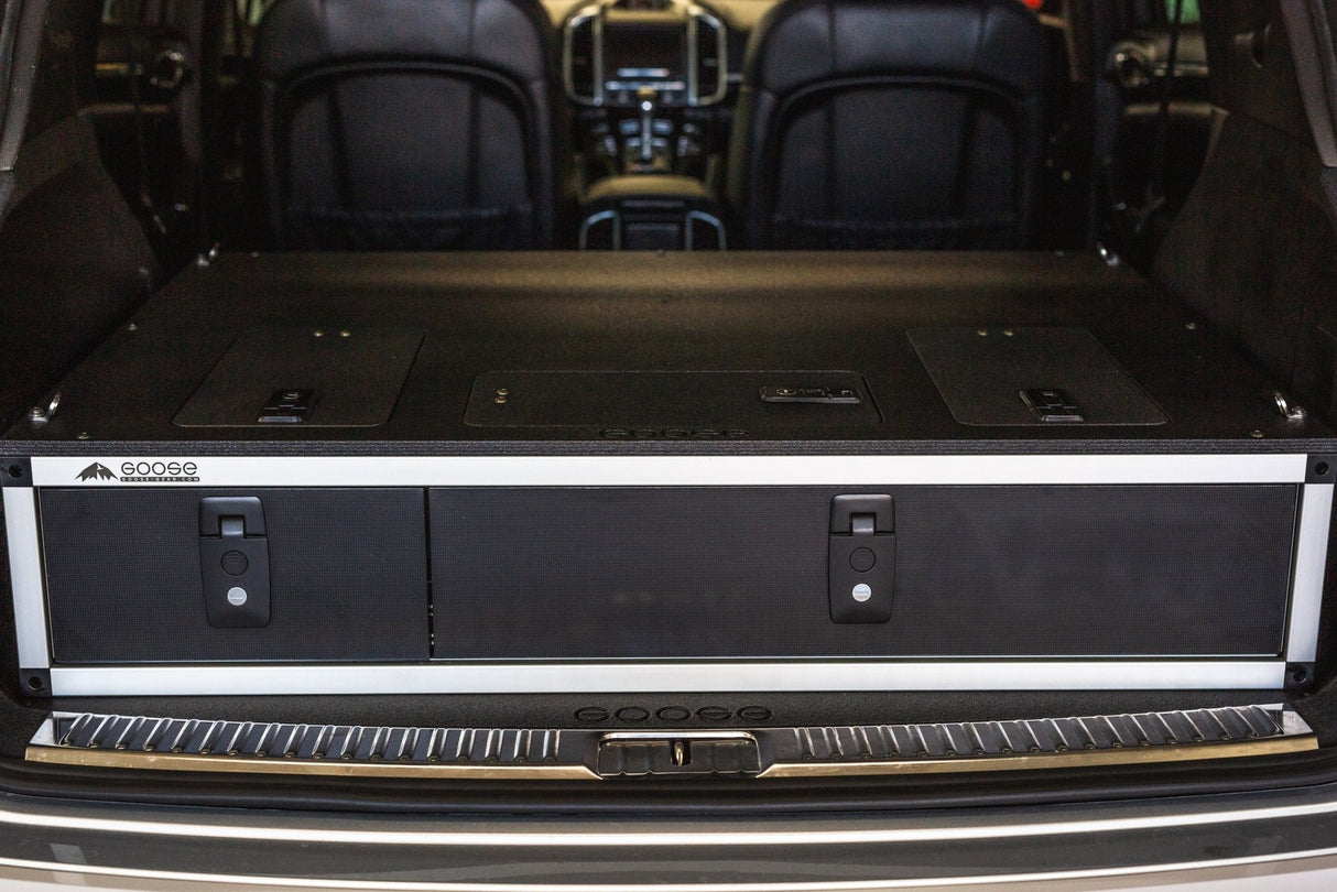 Porsche Cayenne & Volkswagen Touareg 2011 - 2017 2nd Gen. - Side X Side Drawer Module with Fitted Top Plate - Xtrusion Overland