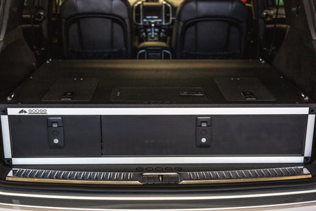 Porsche Cayenne & Volkswagen Touareg 2011 - 2017 2nd Gen. - Side X Side Drawer Module with Fitted Top Plate - Xtrusion Overland