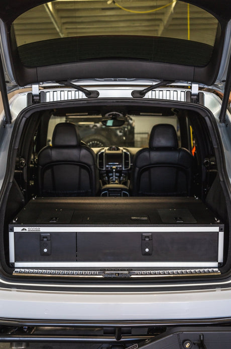 Porsche Cayenne & Volkswagen Touareg 2011 - 2017 2nd Gen. - Side X Side Drawer Module with Fitted Top Plate - Xtrusion Overland
