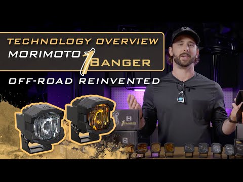 MORIMOTO 1BANGER LED PODS: HXB COMBO BEAM