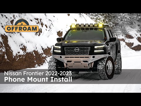OFFROAM X PEAK DESIGN Nissan Frontier (2022-2024) Magnetic Charging Phone Mount