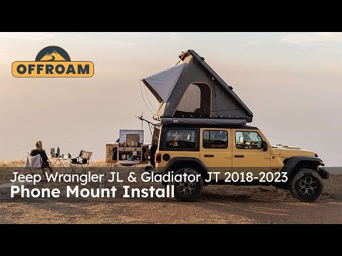 OFFROAM X PEAK DESIGN Jeep Wrangler JL | Gladiator JT (2018-2023) Airvent Magnetic Charging Phone Mount