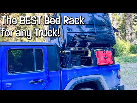 XTR3 Bed Rack for Jeep Gladiator - Ozark Overland Adventures Edition