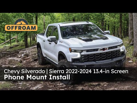OFFROAM Chevy Silverado (2022-2024) | Silverado HD (2024+) and GMC Sierra 1500 (2022-2024) | Sierra HD (2024+) Phone Mount