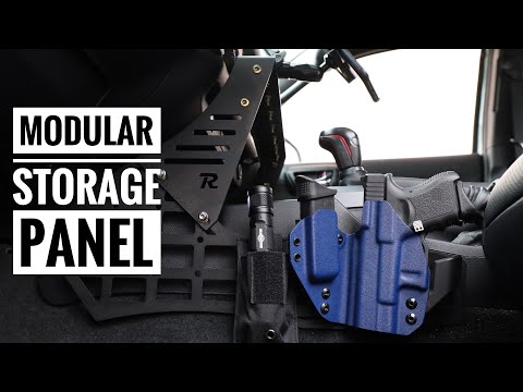Rago Fabrication  3RD GEN TOYOTA TACOMA CENTER CONSOLE MOLLE PANELS & DEVICE MOUNT