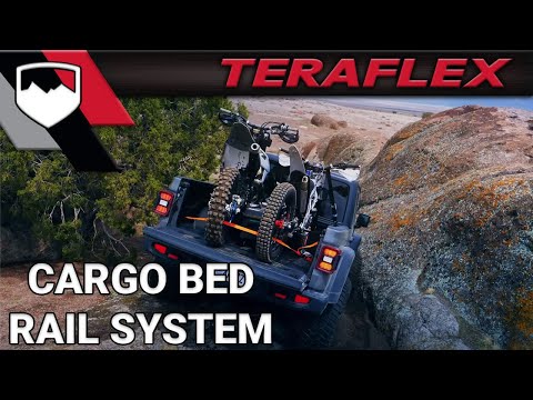 TERAFLEX Jeep Gladiator (JT): Uinta Cargo Bed Rail System w/ Tie-Down Anchors