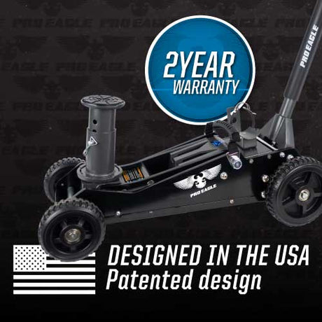 Pro Eagle 3 TON BIG WHEEL OFF ROAD JACK "KRATOS" - Xtrusion Overland