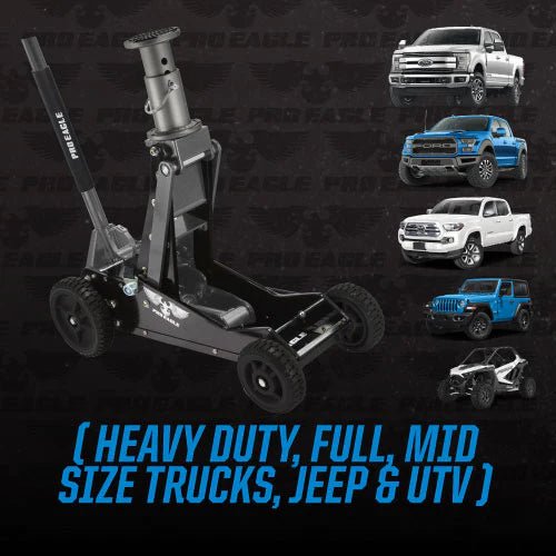 Pro Eagle 3 TON BIG WHEEL OFF ROAD JACK "KRATOS" - Xtrusion Overland