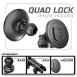 Quad Lock MAG™ Phone Holder | Slim Track Base | 3.5" DuraLock Arm - Xtrusion Overland