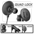 Quad Lock MAG™ Wireless Charging Phone Holder | Slim Track Base | 3.5" DuraLock Arm - Xtrusion Overland