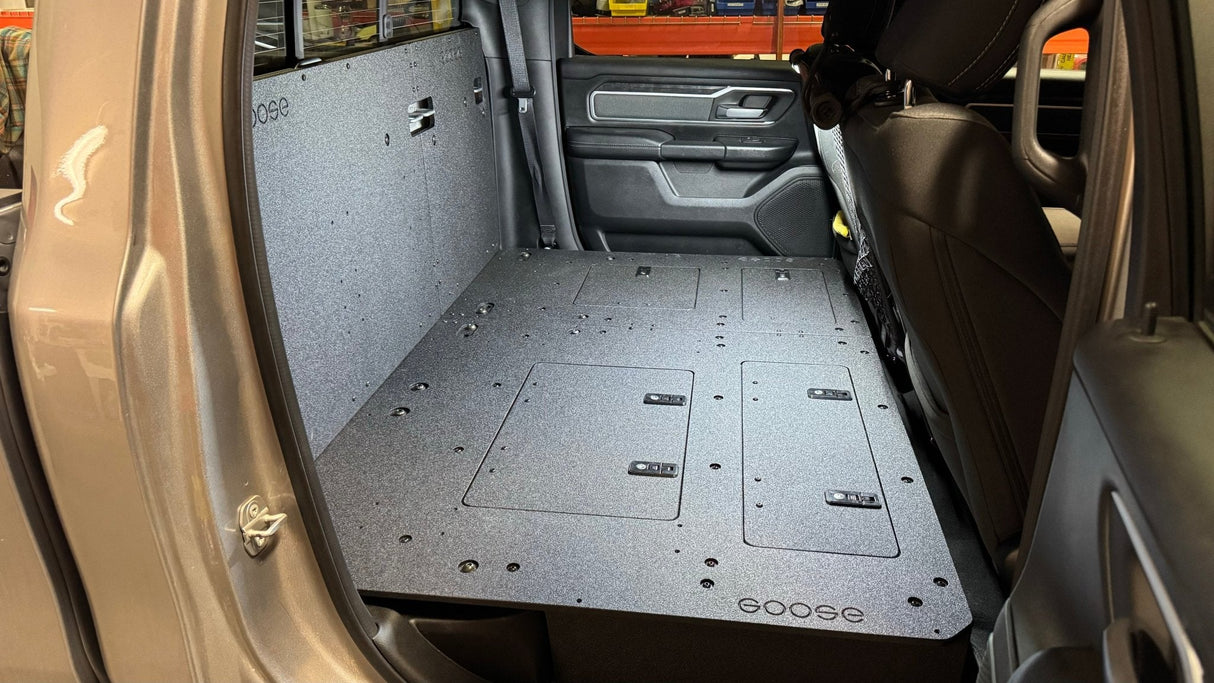 RAM - 1500 - 2019 - Present - 5th Gen. - Crew Cab - Explore Series - Second Row Seat Delete Plate System - Xtrusion Overland