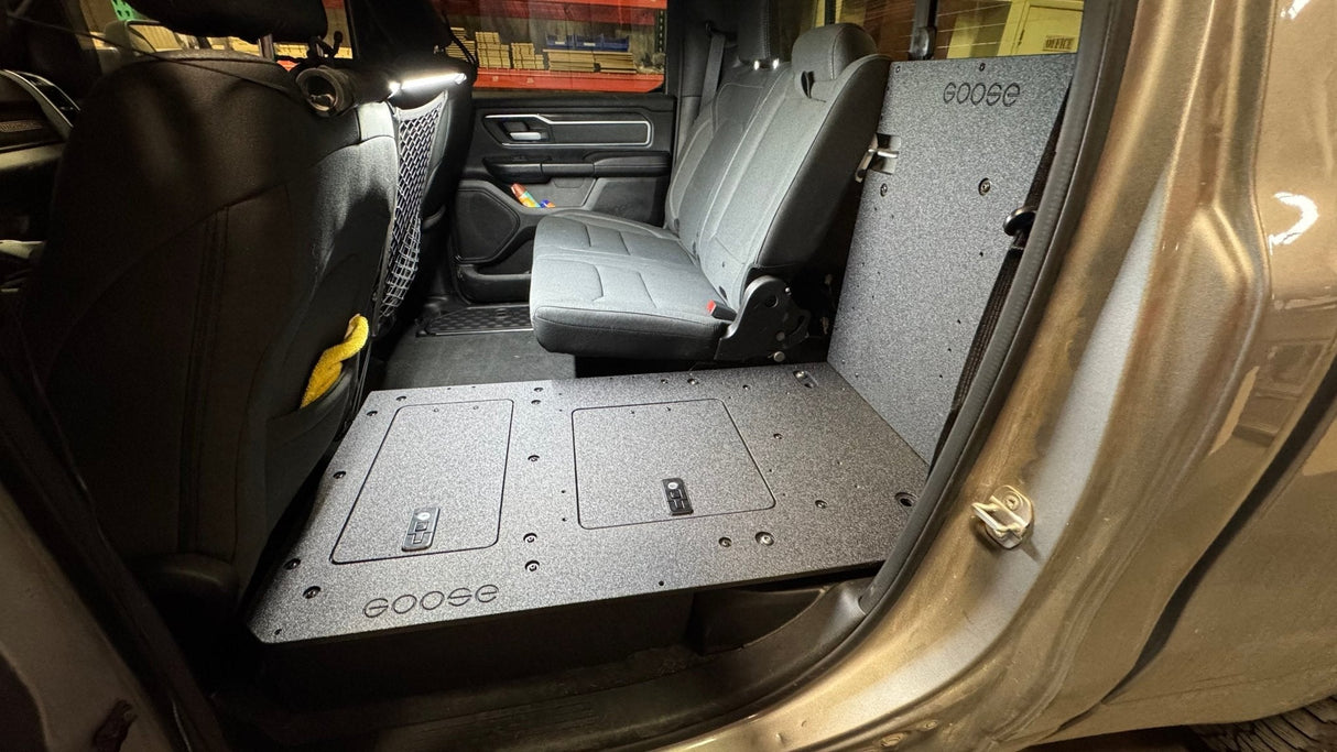 RAM - 1500 - 2019 - Present - 5th Gen. - Crew Cab - Explore Series - Second Row Seat Delete Plate System - Xtrusion Overland