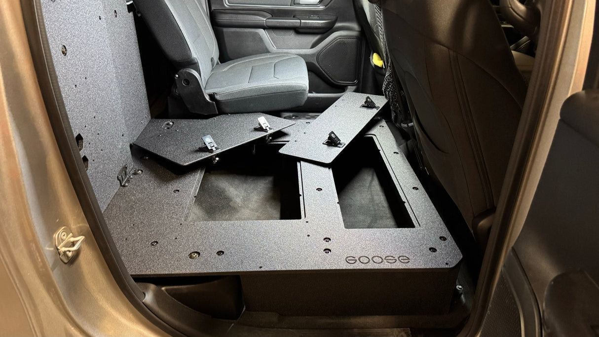 RAM - 1500 - 2019 - Present - 5th Gen. - Crew Cab - Explore Series - Second Row Seat Delete Plate System - Xtrusion Overland