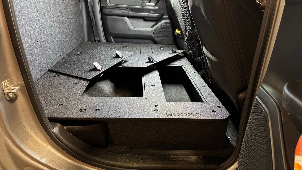 RAM - 1500 - 2019 - Present - 5th Gen. - Crew Cab - Explore Series - Second Row Seat Delete Plate System - Xtrusion Overland