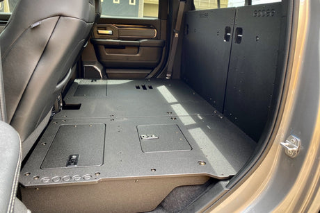 Ram 2500/3500 2009 - Present 4th & 5th Gen. Crew Cab - Second Row Seat Delete Plate System - Xtrusion Overland